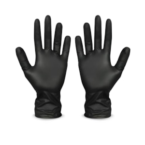 Luva De Proteção Nitrilica Preta Sem Pó Ca 41485 Talge