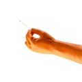 Luva de Proteção Química Látex Borracha Laranja AlphaTec Heavy 87-208 Ca 12869 Ansell-dbdd7686-044a-4ad0-b576-580f813eafec