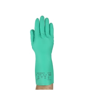 Luva de Proteção Química Nitrílica AlphaTec Solvex 37-145 Sem Forro Ca 12704 Ansell