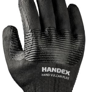 Luva de proteção térmica Hand Vulcan Flex preta Ca 51647 Handex Tamanho 10 (EG)