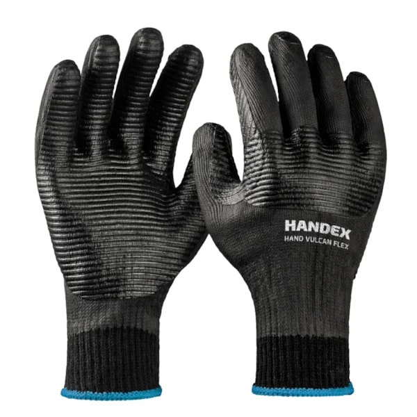 Luva de proteção térmica Hand Vulcan Flex preta Ca 51647 Handex Tamanho 9 (G)-721ee9bc-a81c-4985-9797-713e3dae14b1