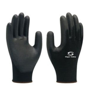 Luva De Pu Preta 1003 Ca 32034 Super Safety
