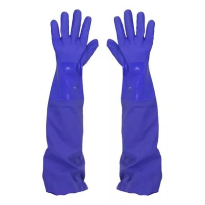 Luva De Pvc Azul 30+36 Cm Ca 36581