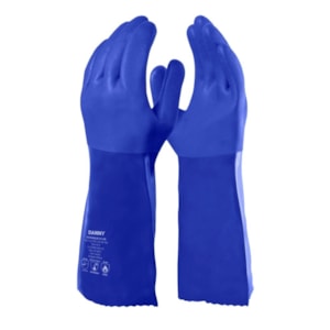 Luva De Pvc Forrada Petroblue 27 Cm Ca 38792 Danny