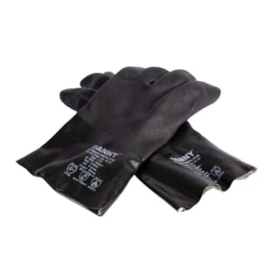 Luva De Pvc Forrada Petronit Preta 27 Cm Ca 16397 Da 12210