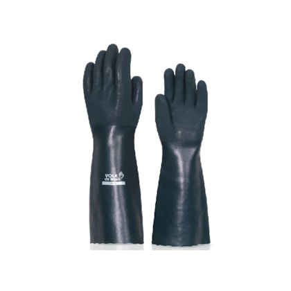 Luva De Pvc Forrada Verde Palma Aspera 36 Cm Tam G Ca 37127