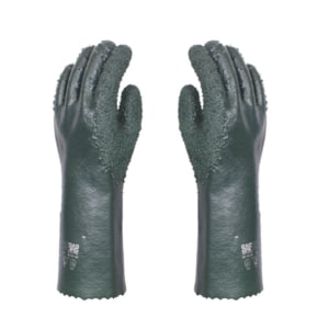 Luva De Pvc Verde Forrada 36 Cm Ca 49057/ 41460