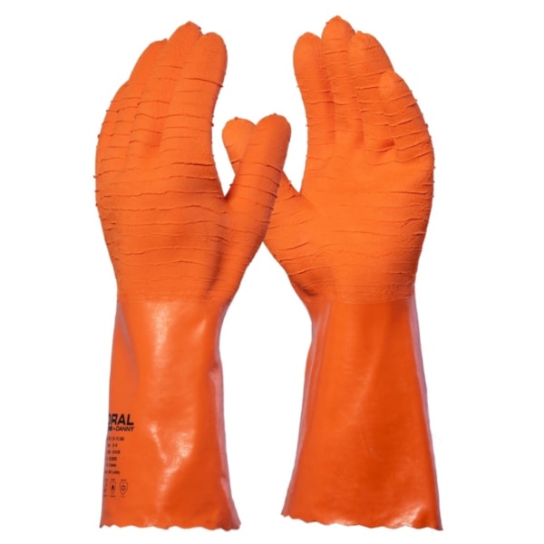 Luva De Segurança Em Latex Corrugada Coral Ca 15366-5d6d4497-8941-48c2-b4d5-0a898f75a8b5