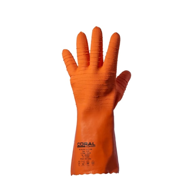 Luva De Segurança Em Latex Corrugada Coral Ca 15366-38e3003e-ce6c-405e-8114-e50cb96575db