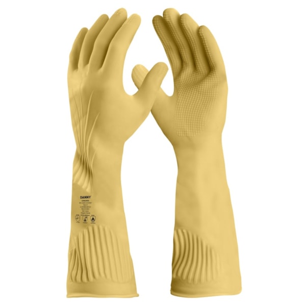 Luva De Segurança Em Latex Natural Ranhurada Da2020 Ca 9567 Danny-4d939b05-f0ca-49d7-91dc-e0c5b65e4a47