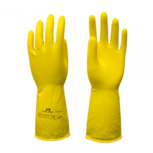 Luva De Segurança Em Latex Silver Amarela Ca 42397 Lalan
