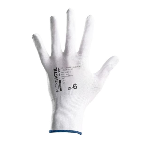 Luva De Segurança Em Pu Branca Ca 29014 Danny-211e2941-7169-4d99-b7a1-a2a7eda486fa