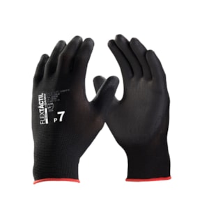 Luva De Segurança Em Pu Preta Ca 29014 Danny