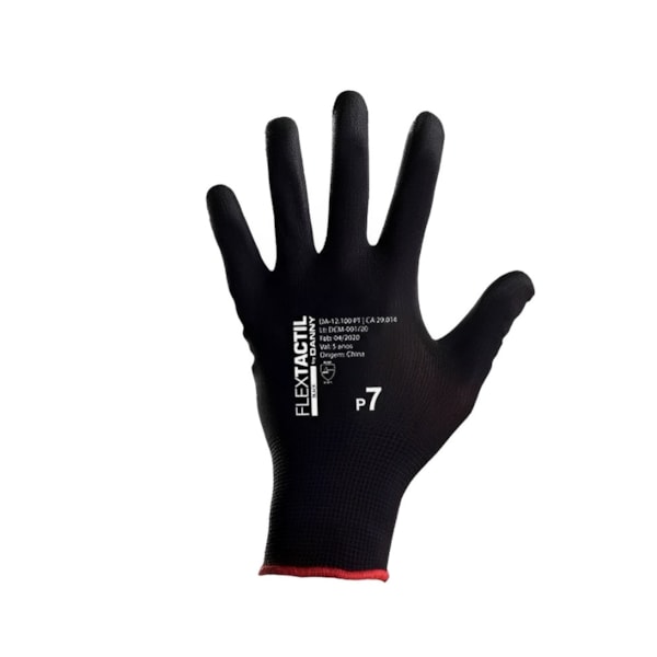 Luva De Segurança Em Pu Preta Ca 29014 Danny-ba809169-e090-4ff2-a558-a6bc208c9d60