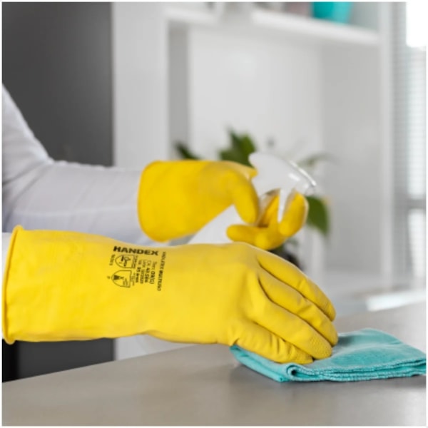 Luva De Segurança Hand Latex  Amarela Multiuso Ca 43584-9b983eee-61f8-4b76-bdb0-d10cb0237a1c