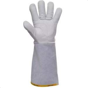 Luva De Vaqueta Mista Punho 20cm Ref 154ca 35326 Mão Esquerda