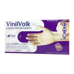 Luva De Vinil Sem Amido Ca 20722 Volk
