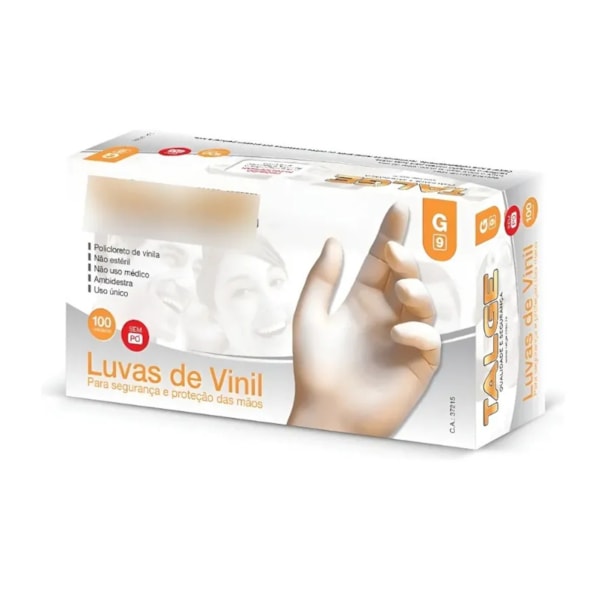 Luva De Vinil Sem Pó Talge Ca 37215-0ec39b6a-0586-46a1-903c-90e9fb4df2ca