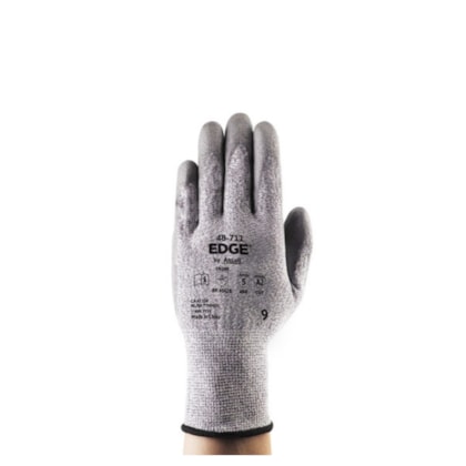 Luva Edge Resistente A Corte Banho Pu 48-711 Ca 42558 Ansell