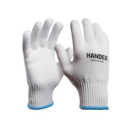 Luva Hand Helanca Branca Tamanho Único Ca 46381