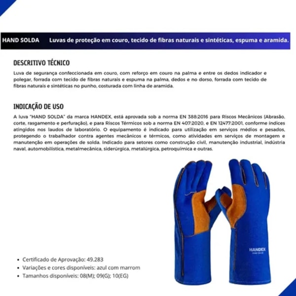 Luva Hand Solda Azul Mao Direita Tam 9 Ca49283-b69cc605-c121-4833-ba84-67d32cfd85f6