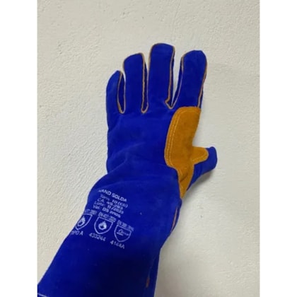 Luva Hand Solda Azul Mao Esquerda Ca 49283