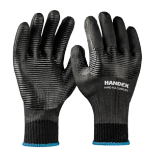 Luva Hand Vulcan Flex 10 (EG) Preta Ca 51647