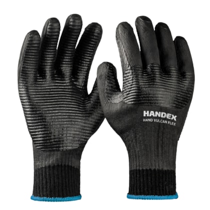 Luva Hand Vulcan Flex 10 (EG) Preta Ca 51647