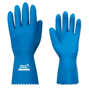 Luva Handex Hand Latex Multiuso Azul Ca 52141