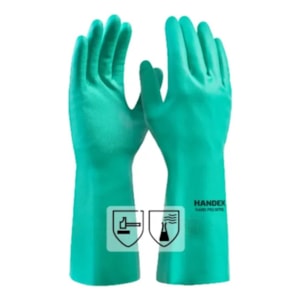 Luva Handex Hand Nitril Verde Ca 48761