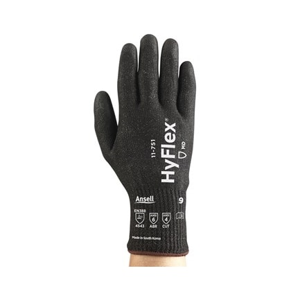 Luva Hyflex Resistente A Corte 11-751 Ca 40009  Ansell