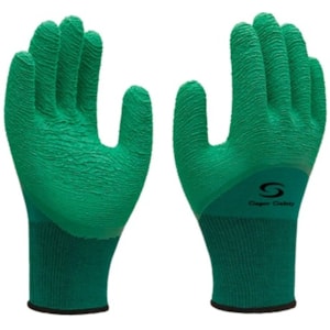 Luva Látex Corrugado Verde Ss1009 Ca 31895 Super Safety