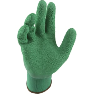 Luva Látex Corrugado Verde Ss1009 Ca 31895 Super Safety