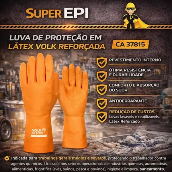 Luva Latex Laranja Reforçada Ca 37815 Volk-bfabe973-e6dd-4eb3-ab4f-98d465126631