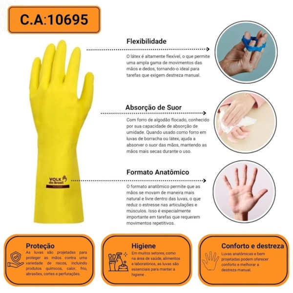 Luva Multiuso Amarela Ca 10695-9e4cda33-0cd1-481f-89cc-4865e276b923