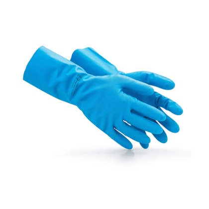 Luva Nitrilica Ambidestra Super Glove Azul Ca 38011 Super Safety