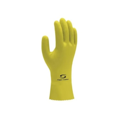 Luva Nitrilica Ambidestra Super Glove Max Blend Amarelo Ca 43407