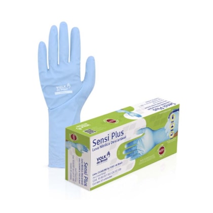 Luva Nitrílica Sensivolk Plus 6213 CA 17129 Volk