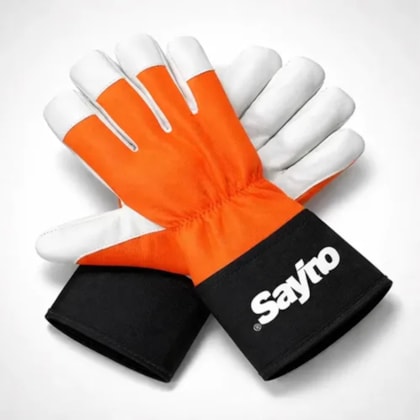 Luva Para Operador De Moto Serra Vaqueta/nylon 5 Dedos