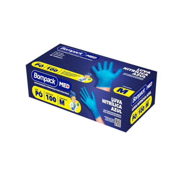 Luva Procedimento Nitrílica Sem Pó Tamanho M Ca 47658 / 47443-fb26af68-1718-4911-9fe0-68fd637a6252
