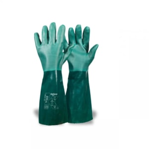 Luva PVC Verde C/forro 35cm T9,5 G Ref02.10.1.2-ca 21420