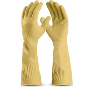 Luva Ranhurada Natural Puraguard Premium Ca 51113
