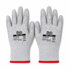 Luva Resistente A Corte Cinza 1008f Ca 50747