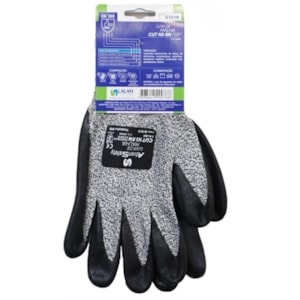 Luva Resistente A Corte Com Banho Nitrilico Ca 39559