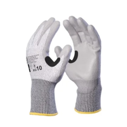 Luva Resistente A Corte Eco Flexcut Pu Cinza Ca 48142