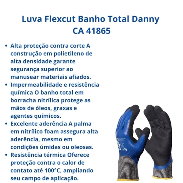 Luva Resistente A Corte Flexcut Nitrilico Total Ca 41865-cb3963f9-6909-4dc0-97ba-214677730d18