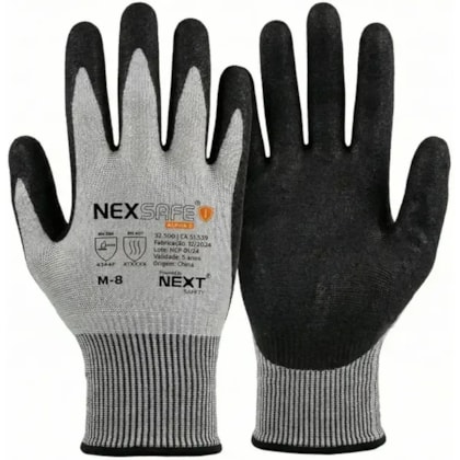 Luva Resistente A Corte Foam Nexsafe Alpha 2 Ref 32500 Ca 51539