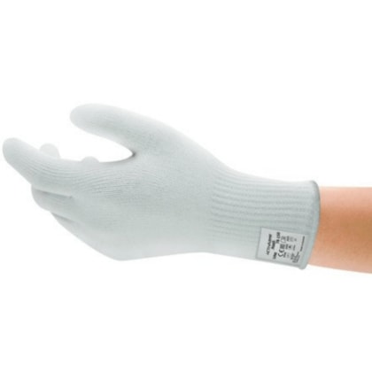 Luva Tricotada Em Fio Térmico Resistente Ao Frio Palma Tricotada Branca Ambidestra Insulator 78-150 Ca 12115