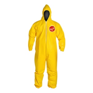 Macacão químico Tychem QC127S amarelo Ca 38647 Dupont