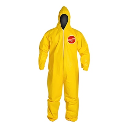 Macacão Quípimico Tychem Qc127s Amarelo Ca 38647